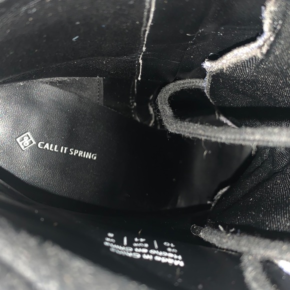 💓Sexy Suede Black Combat Boots from Spring💓 - Picture 4 of 5